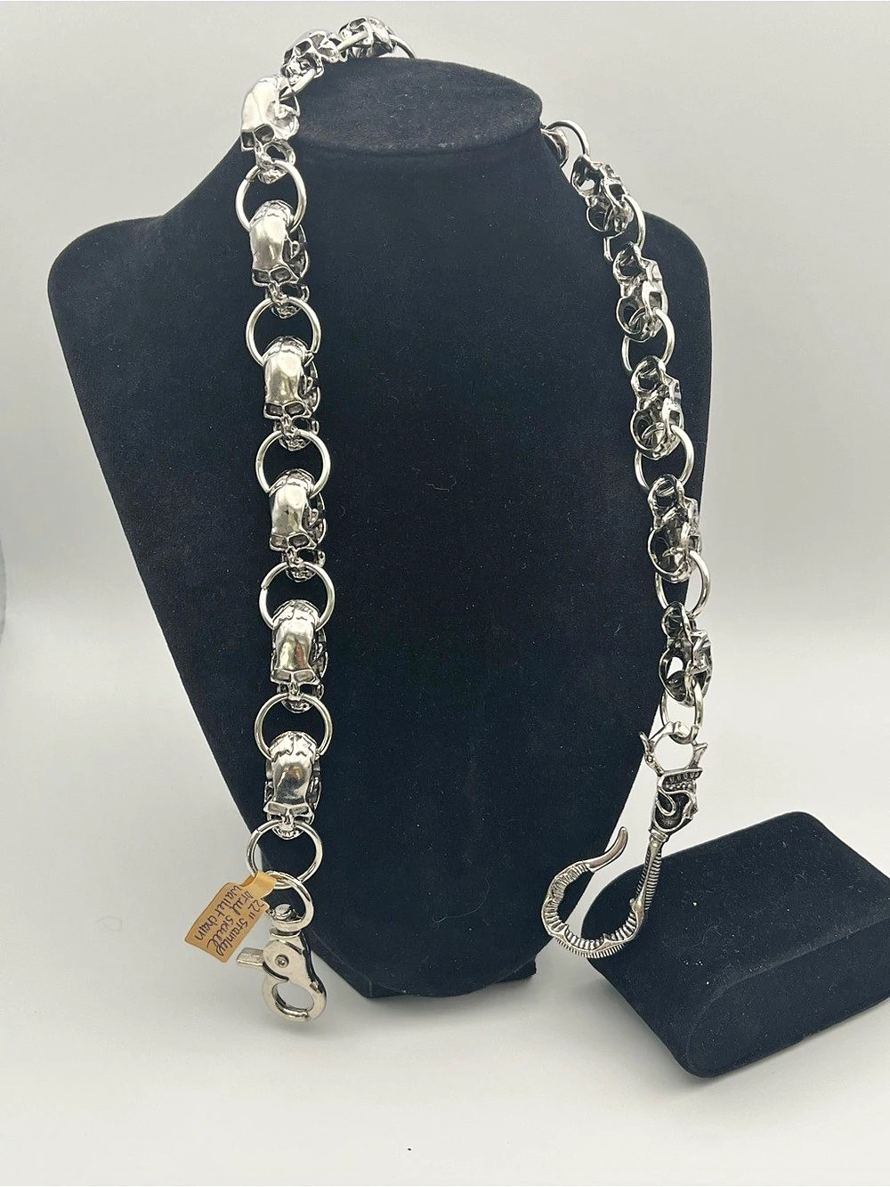 Stainless steel 22” Wallet Chain with Clip